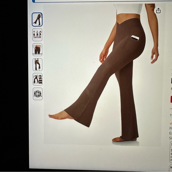 NEW 🆕 Flare Leg Yoga Pants - Picture 3 of 6